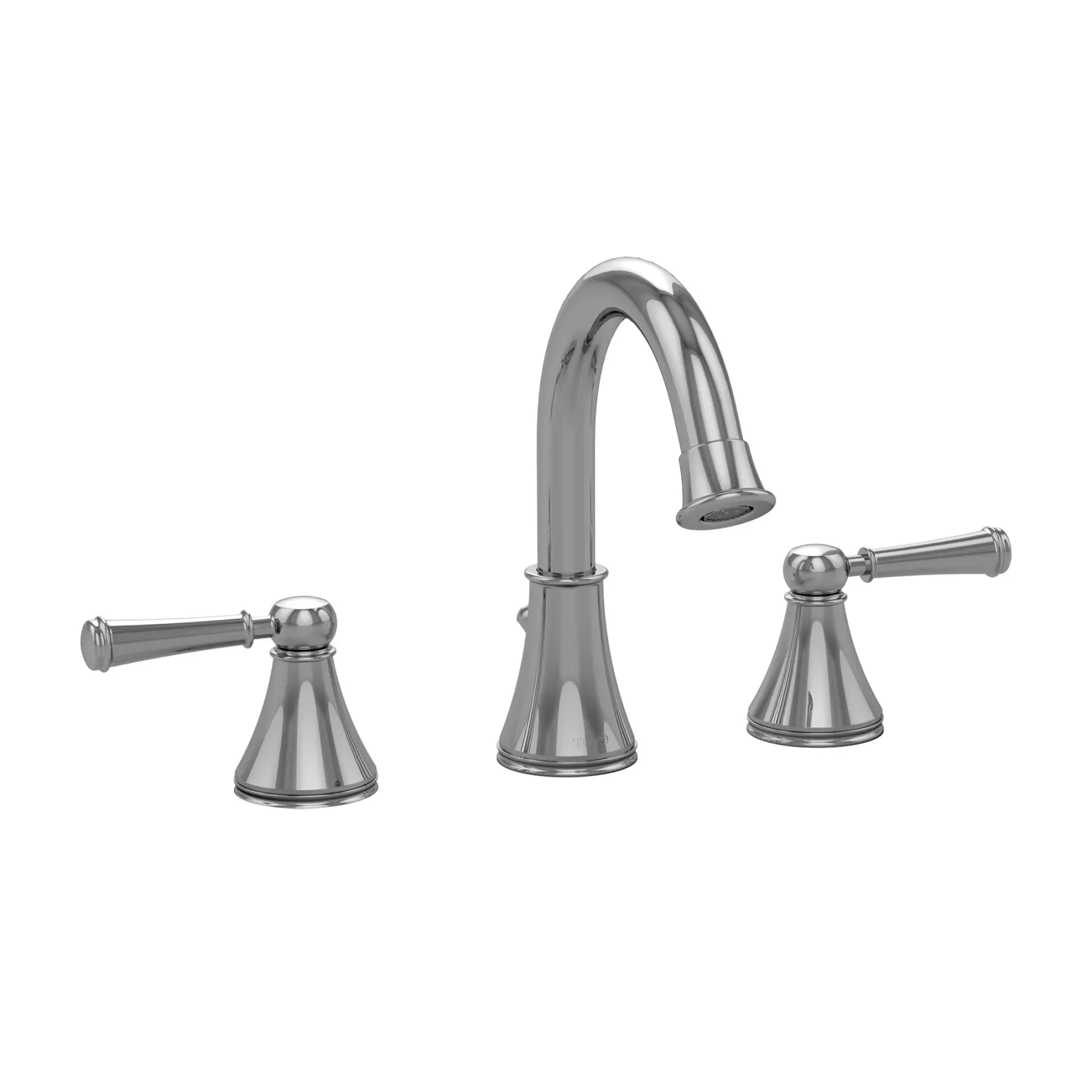 TOTO Vivian Alta Two Handle Widespread 1.2 GPM Bathroom Sink Faucet, Polished Chrome, Brass, TL220DD1H12#CP